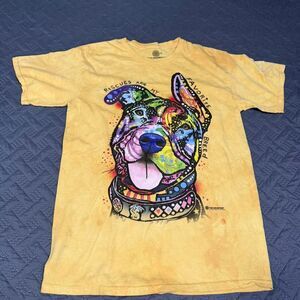 The Mountain 2014 Pitbull Dog Tee Men's Size Medium Nature Animal